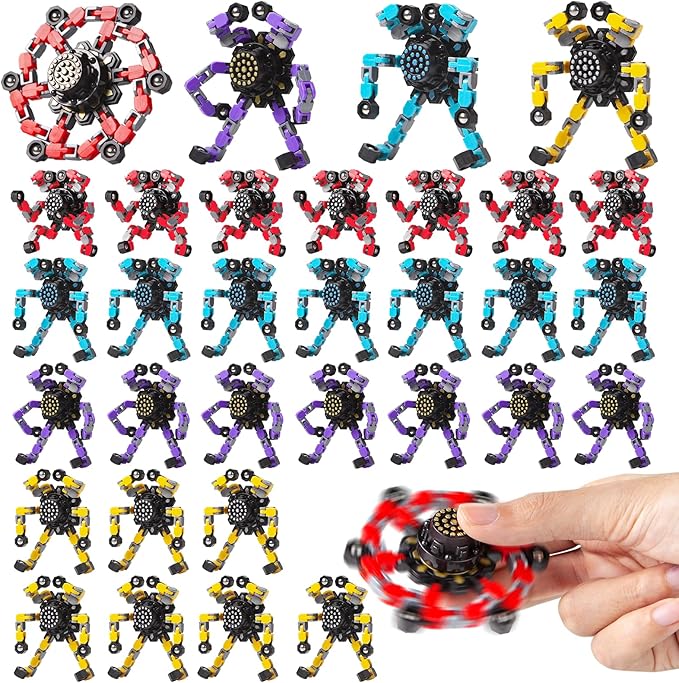 Transformable Fidget Spinners 32 Pcs by GokeeyJewelry