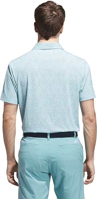 adidas Mens Ultimate365 Mini Bunker Polo Shirt