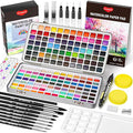 Watercolor Paint Set 168 Colors Including Metallic, Watercolor Kit by Smallbudi
