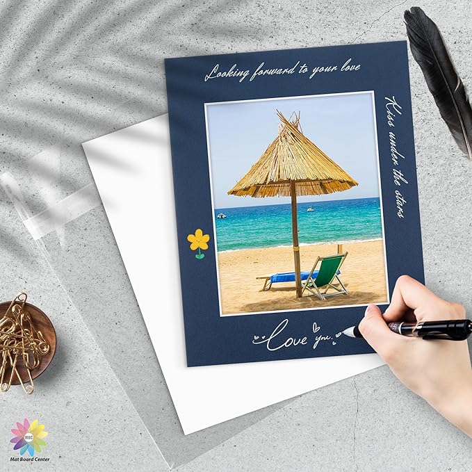 Mat Board Center, 11x14 for 8x10 Mix Color Mat Kit - Image 5