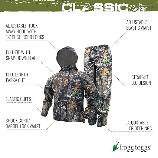FROGG TOGGS Women's Classic All-Purpose Waterproof Breathable Rain Suit