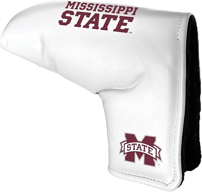 Team Golf NCAA Tour Blade Putter Cover (White), Fits Most Blade Putters, Scotty Cameron, Taylormade, Odyssey, Titleist, Ping, Callaway
