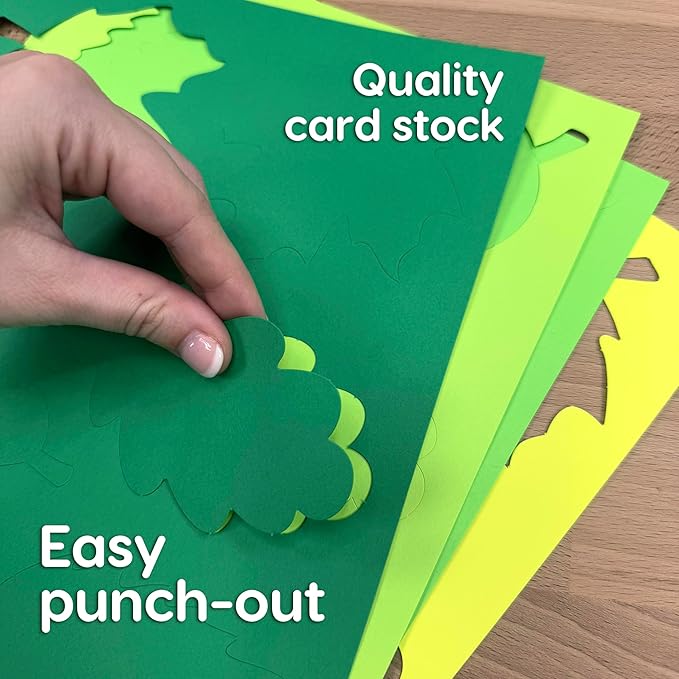 120 Pieces Spring Leaf Paper Cutouts - Image 7