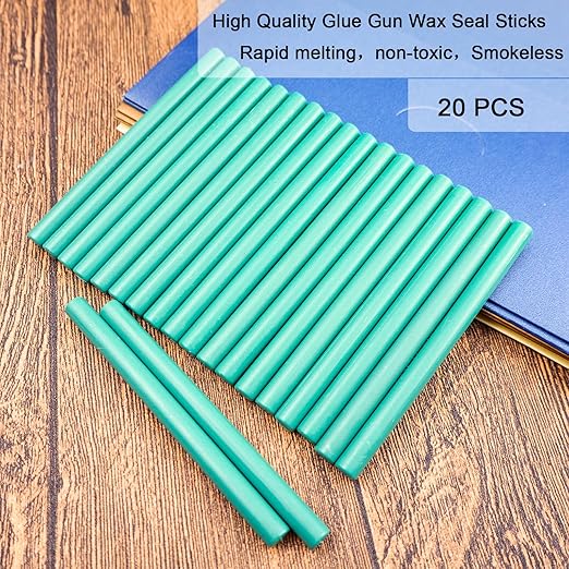 Wax Seal Stick, Ioggtser 20PCS Mini Glue Gun Wax Seal Stick - Image 2