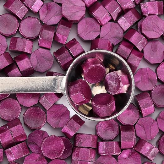 Yoption 360 Pcs Purplish Red Sealing Wax Beads Set - Image 2