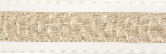 MEEDEE Burlap Wired Ribbon - Image 8