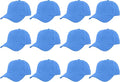 Gelante Plain Blank Baseball Caps Adjustable Back Strap Wholesale LOT 12 PC'S
