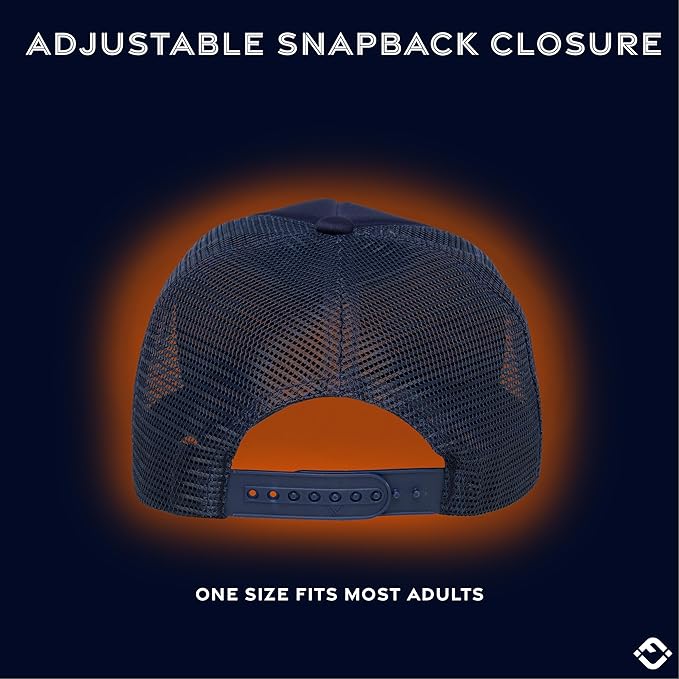 Funky Junque Premium Mesh Snapback Trucker Hat - Stylish Comfort for All - Patriotic, Humor & More