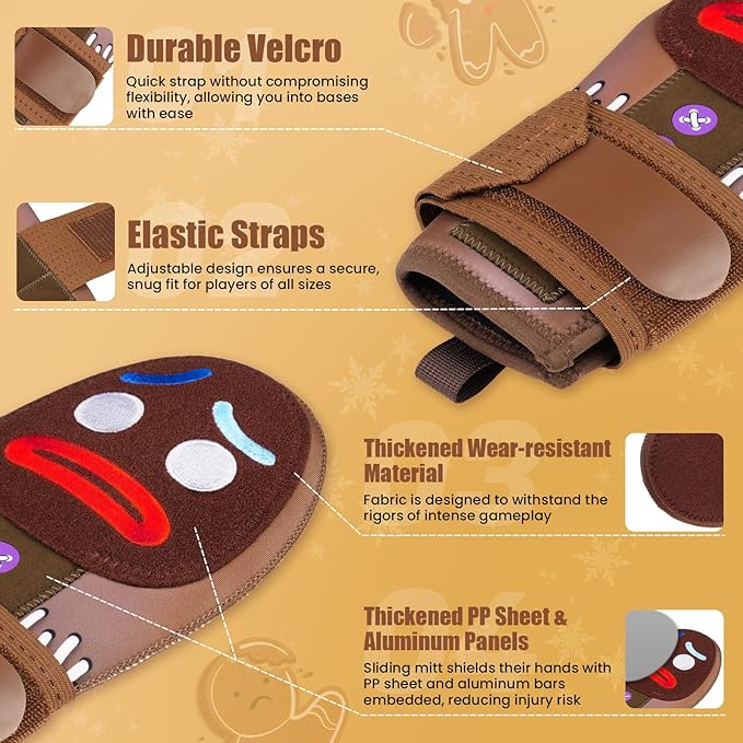 Baseball Sliding Mitt - Sliding Mitt for Youth - Drippy Drip Accessory Scary HaHa