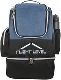 Flight level Disc Golf Backpack with Insulated Cooler | Frisbee Disc Golf Bag | Large Capacity up to 20 Discs