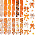 12 Rolls Fall Wired Edge Ribbon by Unknown