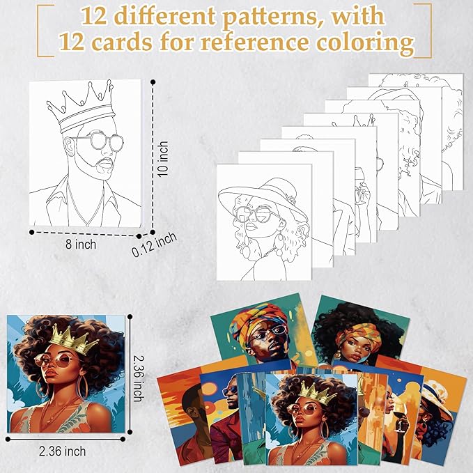 Cholemy 36 Pcs Paint and Sip Kit - Image 3
