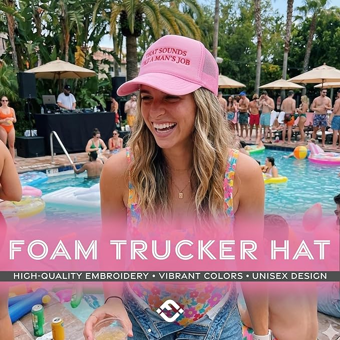 Funky Junque Premium Mesh Snapback Trucker Hat - Stylish Comfort for All - Patriotic, Humor & More