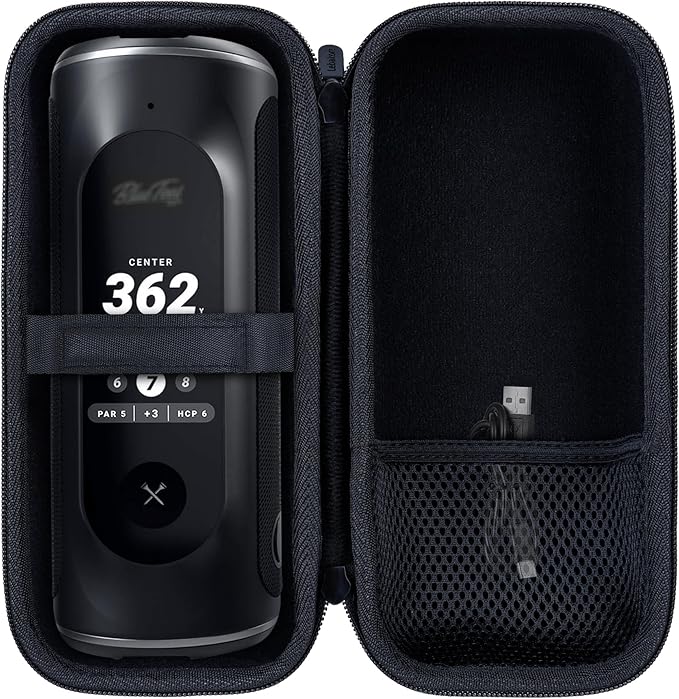 Lebakort Hard Case Compatible with Blue Tees Golf Player+ GPS Speaker (Black Case)