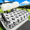 Golf Cart Seat Covers Club Car Golf Cart Accessories for Men Women Golf Carts Seat Towel Blanket 2-Seat Golf Cart Decorations