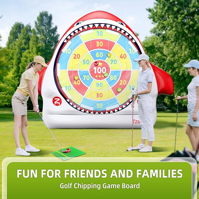 Inflatable Golf Game Set, Outdoor & Beach Golf, Party Darts and Indoor Darts - Image 3