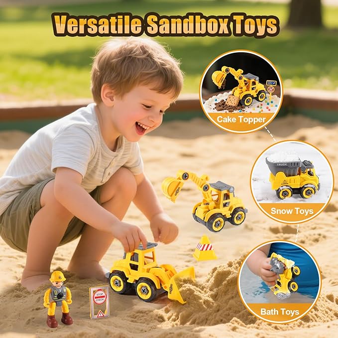 LUDILO Toddler Kids Toys Boys 3-5: Mini DIY Assembly Stem Learning Educational - Image 5