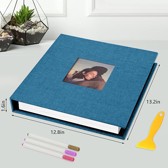 Zesthouse Large 18In Photo Album Self Adhesive 60 Pages, 3-Ring Scrapbook - Image 2