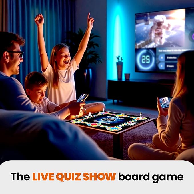 Outsmarted - The App-Connected TV Quiz-Show Board Game | Kids, Teens & Adults | - Image 2