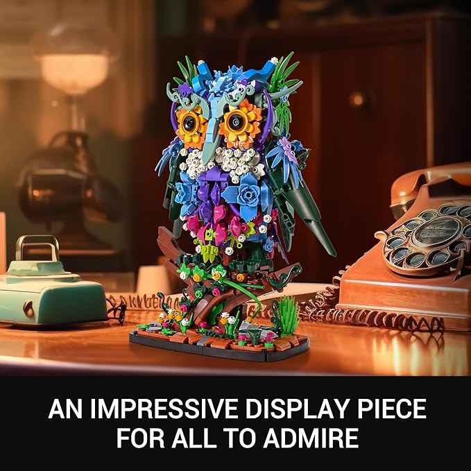 Sillbird Flower Owl Building Sets - Image 6