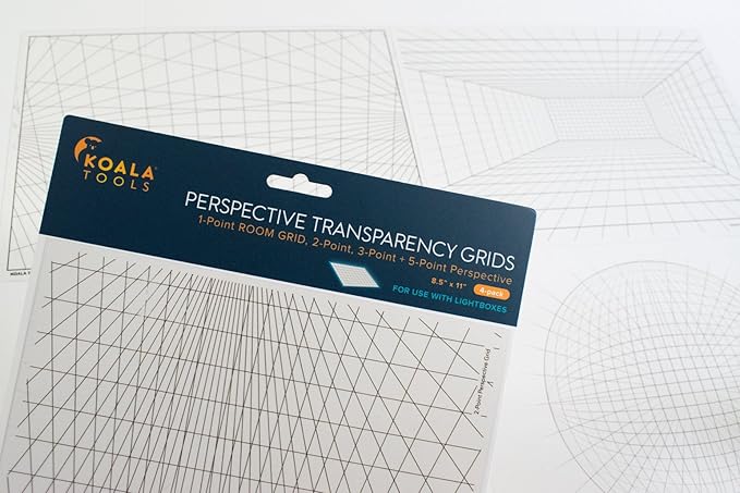 Koala Tools | Perspective Grid Transparency Sheets - Image 2