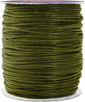 Mandala Crafts 1.5mm 109 Yards Dark Olive Green Cotton Waxed Cord by MandalaCrafts