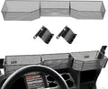 Golf Cart Front Inner Basket for EZGO TXT RVX VALOR Yamaha G29 Drive2 G16-G22 Club Car DS Tempo Modular Mesh Storage Tray Organizer for Extended Space (EZGO VALOR/TXT 2014+)