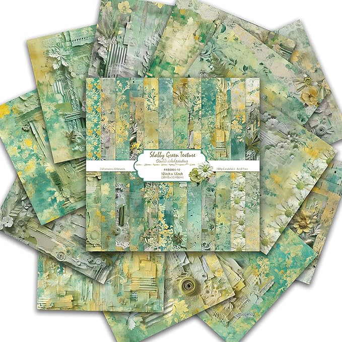 Scrapbook Paper 12x12 inch, 24 Sheets DIY Origami Decorative Craft, Double by Unknown