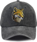 Unisex Adjustable Animal Hat for Men Women, Classic Cotton Wild Animals Embroidered Baseball Cap