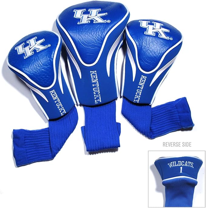 Team Golf NCAA Florida Gators Contour Golf Club Headcovers (3 Count) Numbered 1, 3, & X, Fits Oversized Drivers, Utility, Rescue & Fairway Clubs, Velour Lined for Extra Club Protection
