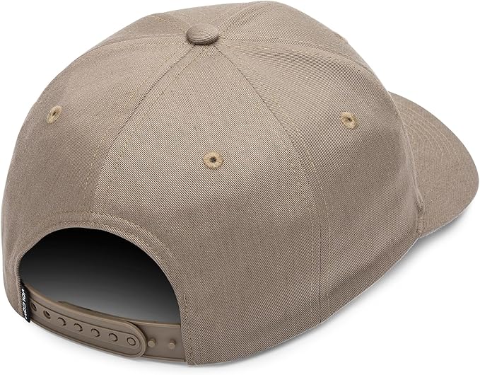 Volcom Unisex Adult Quarter Twill Hat – 6-Panel Adjustable Snapback Baseball Cap with Stone Logo