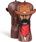 Craftsman Golf Golf Club Head Covers,Funny Driver Headcover Cowboy Design Golf Club Cover, Brown Driver Headcover Fit up tp 460cc Golfing Gift for Men Women