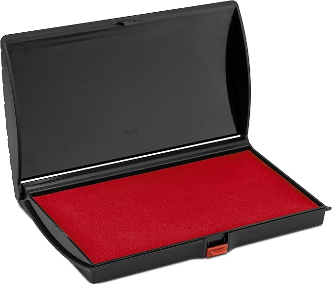 Large Premium Red Ink Stamp Pad by Rubber+Stamp+Creation