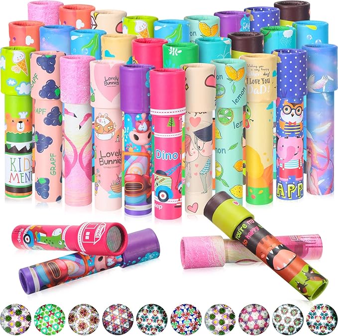 Yunsailing 30 Pcs Classic Kaleidoscopes Party Favors Vintage Mini Kaleidoscope by Yunsailing