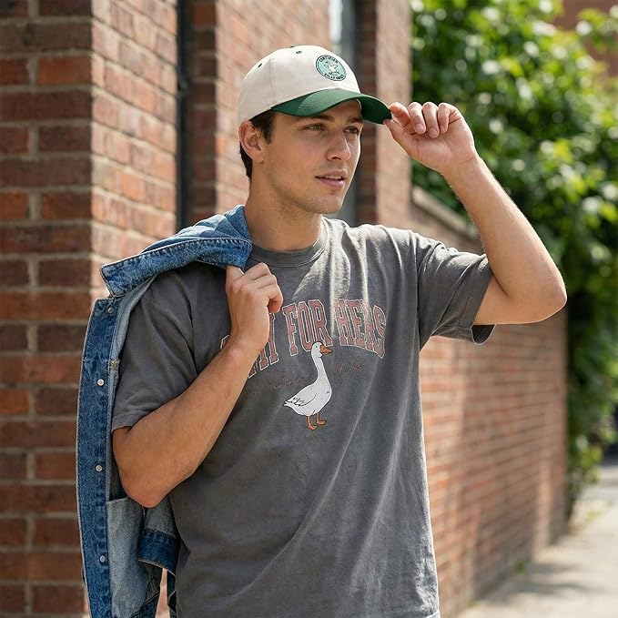Silly Goose Baseball Cap, Funny Embroidered Hat for Men Women, Trendy Gift Vintage Trucker Hats,Snapback Caps Dad