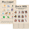 50th Birthday Party Games, Born in 1975 Games Bundle, Birthday Party Supplies by QUPT