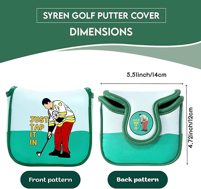 Funny Golf Putter Headcover, Perfect Golf Gift for Men and Women, Golf Accessories for Golfers