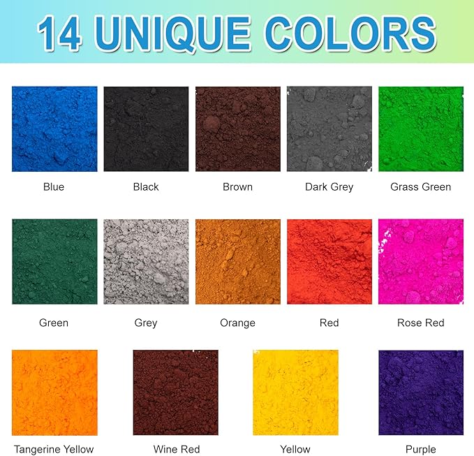 GOODTAKE Concrete Pigment, Wine Red Iron Oxide Cement Dye Color - Image 6