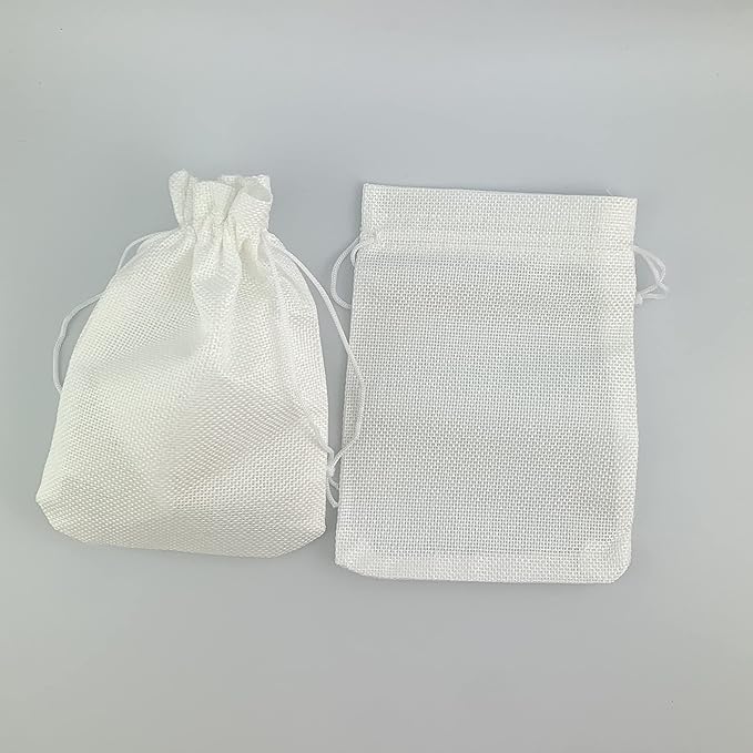 Palmhomee Pack of 25 Burlap Gift Bags - Image 2