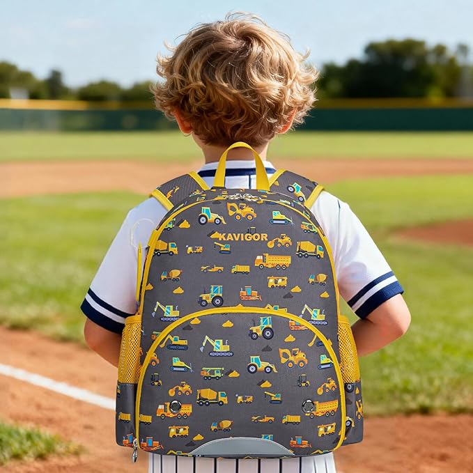 KAVIGOR Youth Tball Baseball Backpack, Lightweight Softball Bag with Shoes Compartment & Name Tag, Reinforced Zippers & Seams