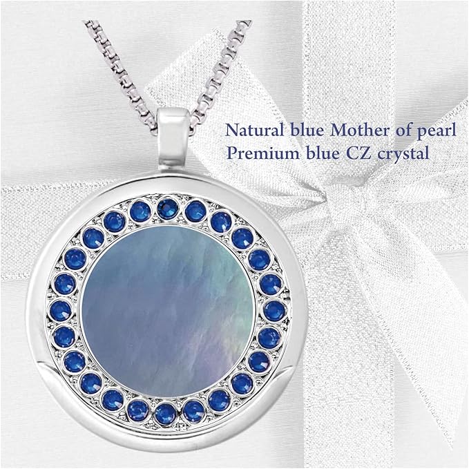 Golf Ball Marker Necklace, Pearl Crystal Ball Marker, Golf Accessories, Golf Gifts, Golf Ball Markers for Women