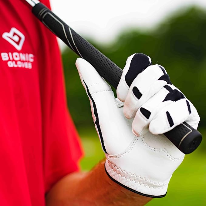Bionic Men's StableGrip 2.0 Golf Glove Made from Premium Cabretta Leather