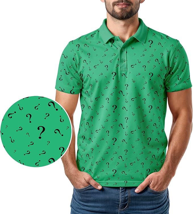 Funny Parody Golf Polo Shirt – Fun Movie Performance Quick Dry UPF Sun Protection Moisture Wicking Casual Wear Shocker Golf