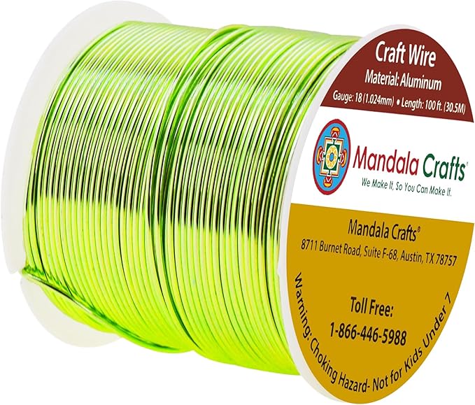 Mandala Crafts 18 Gauge Anodized Aluminum Craft Wire - Image 2