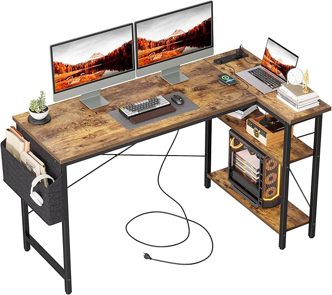 TIQLAB L Shaped Computer Desk by TIQLAB