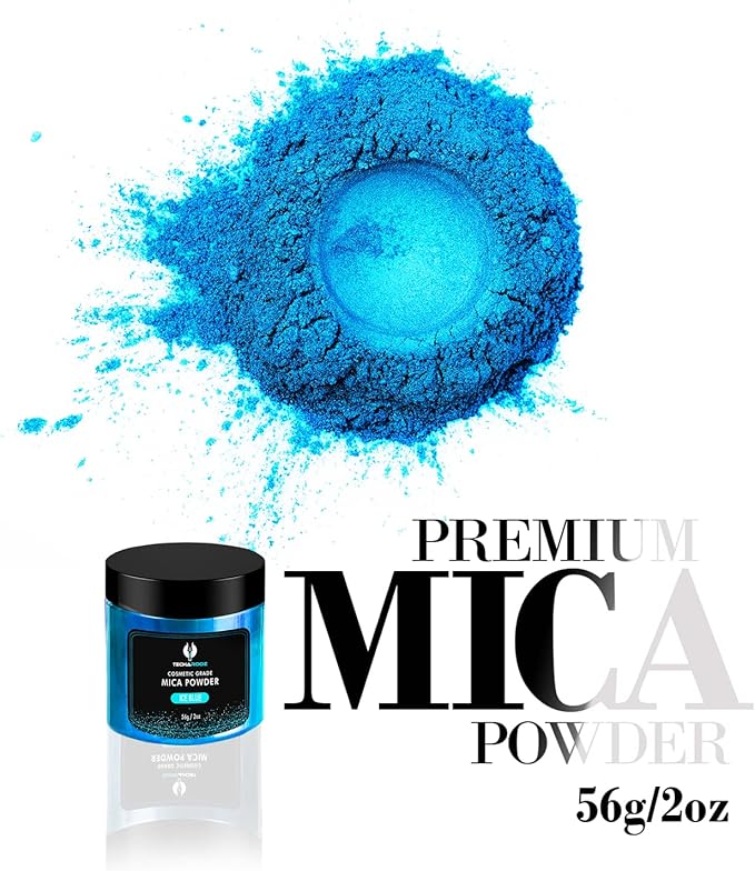 Ice Blue Mica Powder for Epoxy Resin 56g / 2oz. Jar Techarooz 2 Tone Resin Dye - Image 2