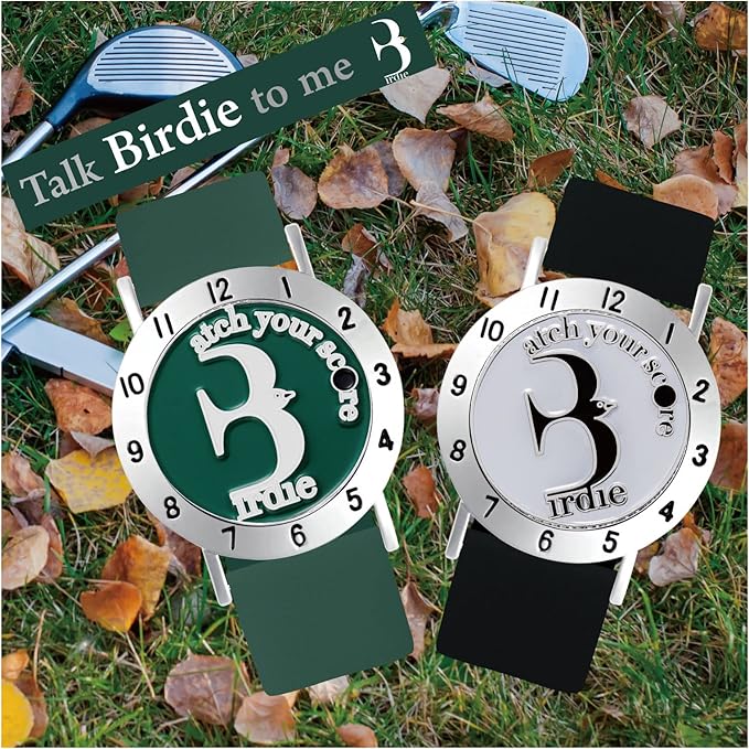 Golf Ball Marker with Golf Stroke Counter Bracelet, Birdie Ball Marker, Golf Accessories for Men and Women, Golf Gifts for Men and Women
