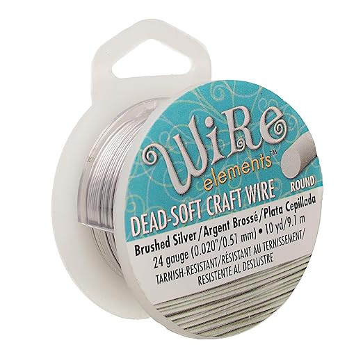 The Beadsmith Wire Elements Craft Wire – Tarnish Resistant, Soft Temper by TheBeadsmith