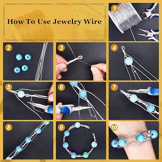 BENECREAT 12 17 18 Gauge Aluminum Wire Anodized Jewelry Craft Making Beading - Image 4
