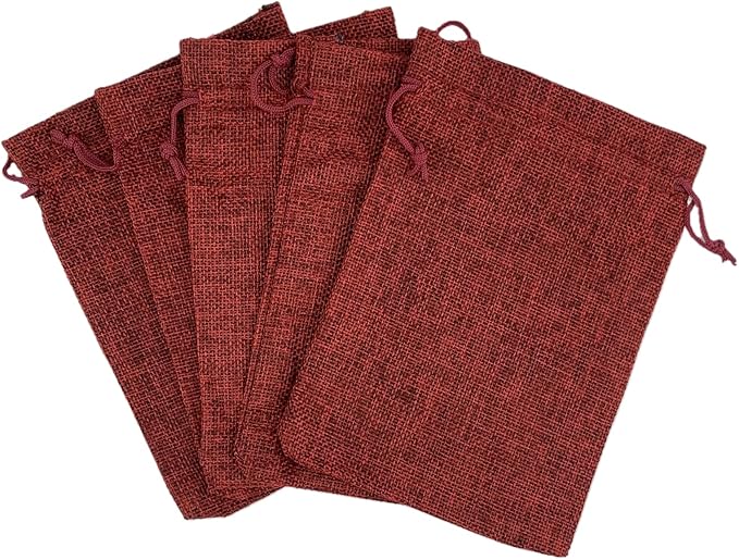 Palmhomee Pack of 25 Burlap Gift Bags - Image 4
